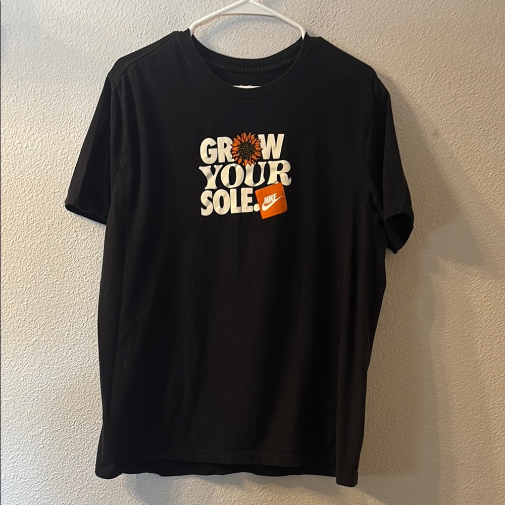 Nike Black Grow Your Soul Graphic T-Shirt